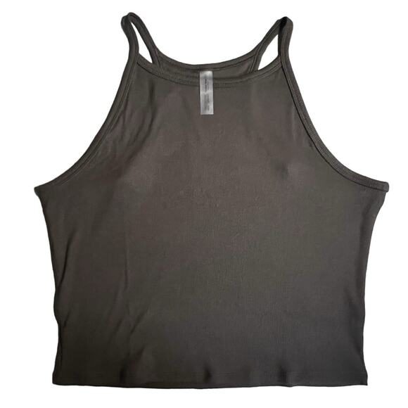 Outdoor Voices Womens XXXL Activewear Cozy Rib Java Tank Top Stretch Workout NEW - Picture 2 of 6